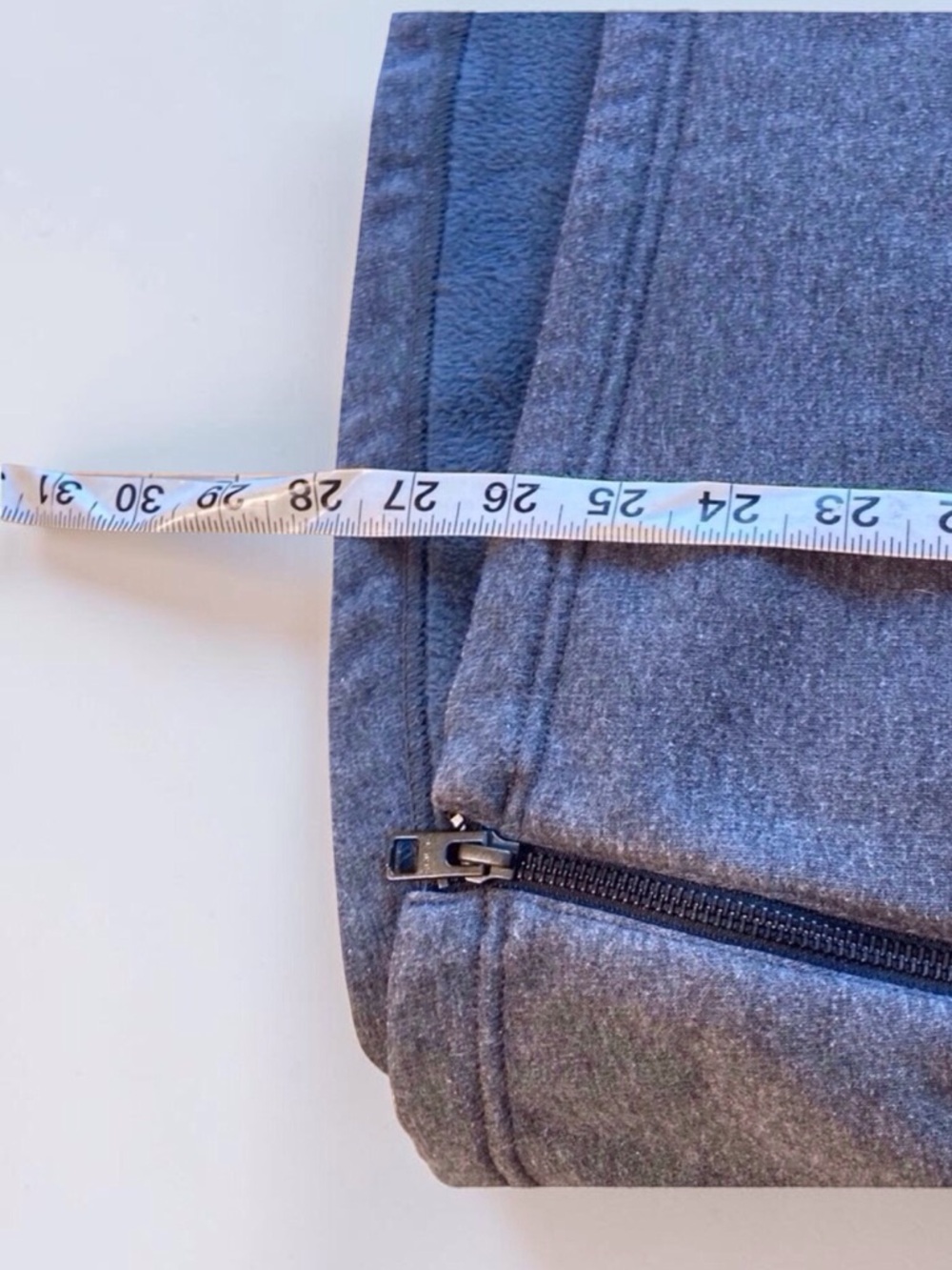 Athleta Cowl Neck Pullover Sweatshirt Charcoal Gray Fleece Lined Side Zip Size L - Picture 3 of 9